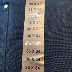 New Lined Carhartt bibs